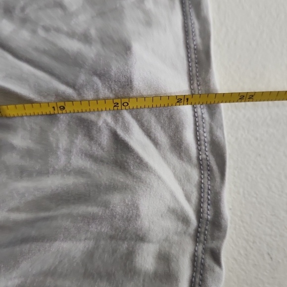 Fabletics Racerback Womens Tank Top Gray Size M Oversized Slouch Front - Picture 8 of 8